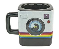 Fairly Odd Novelties FON-10240 Kaffeebecher, Motiv Kamera, 255 ml, Schwarz