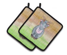 Caroline s Treasures bb7413pthd Goat Watercolor verziert Topflappen, 19,1 x 19,1 cm Multicolor