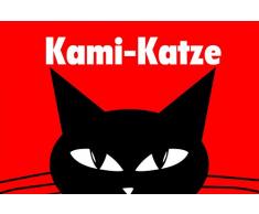 Schatzmix Kami-Katze Metal Sign deko Schild Blech Garten Comic lustig Kater
