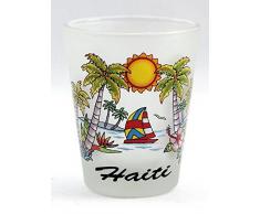 Haiti Beach Paradise Shot Glas