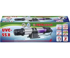 Sera 32308 Pond UVC-55X EIN Hochleistungs-UV-C Wasserklärer gegen grünes Wasser, gegen Algen und gegen Krankheitserreger - ganz ohne Chemie - UVC BZW. UV-C Klärer oder Teichklärer
