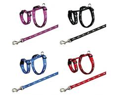 Trixie 6263 Geschirr mit Leine für Kaninchen, Nyon, 25–44 cm/10 mm, 1,25 m