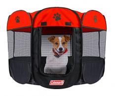 Coleman wasserabweisend Pet Laufgitter, rot