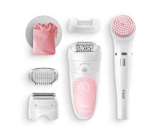 Braun Silk-épil Beauty Set 5 Starter Wet&Dry 5-885 Damen Epilierer 4 in 1 kabellos