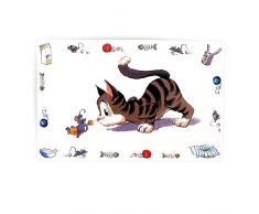 Trixie Tischset Comic Katze Print, 44 x 28 cm