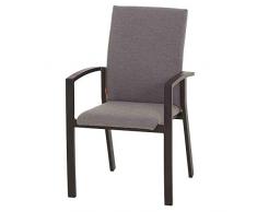 Siena Garden Sonis Stapelsessel, dunkelgrau