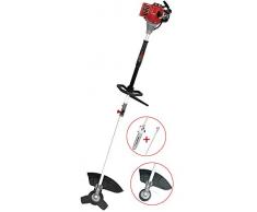 Matrix 310550420 Benzin, 850 Watt, 3 in 1, Hochentaster, Rasentrimmer, Freischneider, Oregon Kette und Schwert