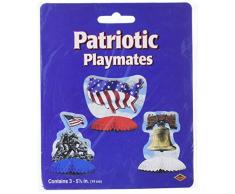 Patriotic Playmates Spielmatten, 3 Stück
