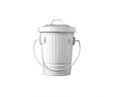 Pusher Cinderino Aschenbecher, Weiß, 11 x 10 cm