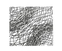 koziol Raumteiler / Dekoelement Silk, Kunststoff, transparent anthrazit, 27.1 x 27.1 cm