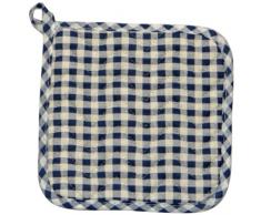 Phoenix Topflappen, Gingham-Muster, 17,8 cm, Blau, 4 Stück