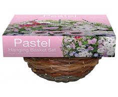 G Plants Blumenampel zum Aufhängen, Pastell-Mix, Braun