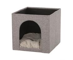 Trixie 44087 Kuschelhöhle Ella für Regal, 33 × 33 × 37 cm, grau