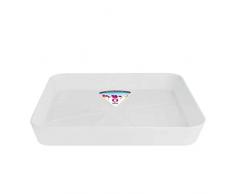 Elho Loft Urban Untersetzer Eckig 22 - Weiss - Draußen - Ø 22.2 x H 3.1 cm