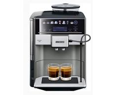 Siemens TE655203RW Freistehende Espressomaschine, 1,7l; 2Tassen; Schwarz, Grau, Silber