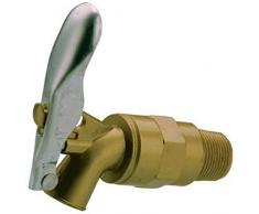 B & K B und K Industries 109-204 Self Closing Drum und Schaft Wasserhahn