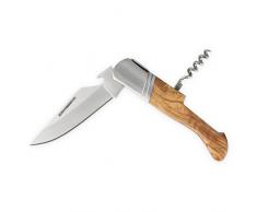 Foster & Rye 7100 Korkenzieher aus Olivenholz und Edelstahl, Einheitsgröße, mehrfarbig