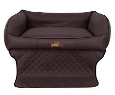 HobbyDog R1 ROTCBR2 Royal Trunk Das Lager/Bett, Die Couch für einen Hund Zum Kofferraum, 90 x 70 cm, M, dunkel braun