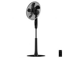 Cecotec ForceSilence 1020 ExtremeFlow Standventilator. 10 16 (40cm) Flügel, Oszillierend, 6 Geschwindigkeitsstufen, Höhenverstellbar (110-135 cm), Kupfermotor, 15 Std. Timer, Fernbedienung, 60 W