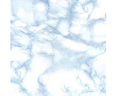 Venilia Marmor 45 cm x 200 cm Klebefolie Dekofolie MÃ¶belfolie Tapeten selbstklebende Folie, PVC, blau, 45cm x 2m, StÃ¤rke: 0,095 mm, 53359, 45 x 200 cm