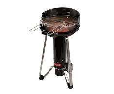 Barbecook Holzkohle-Grill Kugelgrill Säulengrill rund 3 Beine, schwarz, 53,8x54,3x96,3 cm