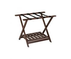 PJ Wood Gepäckträger mit Regal in nussbaum Farbe