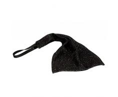 DINGO GEAR Baumwoll-Polyester Beißring mit einem Griff, 65 cm, schwarz