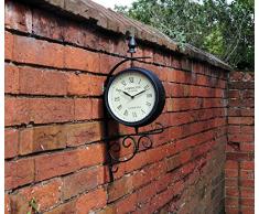 Kingfisher - Viktorianische Doppel Sichtige Bahnhofs Uhr