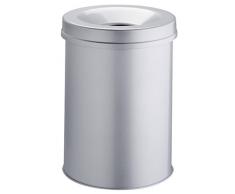 Durable 330610 Papierkorb Safe rund 30 Liter, grau