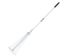 Spear & Jackson 3882NB Verstellbarer Rasenrechen, Silber, 126.5 x 19 x 5 cm