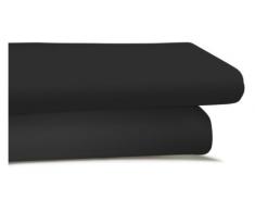 Irisette Jupiter 0008/99 190 x 200 cm Spannbetttuch schwarz