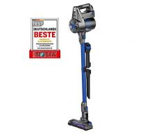 ProfiCare PC-BS 3036 A, 2in1 Hand-und Bodenstaubsauger, leistungsstarker 22,2 V Lithium Ionen Akku, HEPA-Filter, Spezialbürste für Polster u. Textilien, inkl. Wandhalterung, anthrazit-blau, Kunststoff