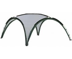 Coleman Event Shelter, Deluxe 4,6 x 4,6 m, Pavillon wasserdicht, stabiles Partyzelt mit Stahlgestänge, Gazebo, Eventzelt, Sonnenschutz SPF 50+, hellgrau-grün