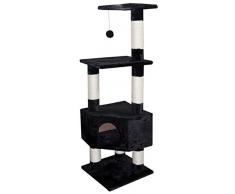 Europet Bernina 431-413241 Classic Kratzbaum Loonaa, 40 x 40 x 135 cm, schwarz