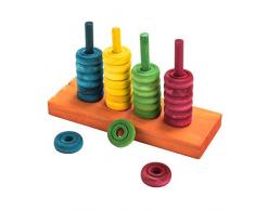 Parrot Essentials 720024 Farbunterricht Holz Papagei Trainings Spielzeug, Groß, L, 500 g