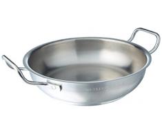 Paderno Paella-Pfanne, Edelstahl, 17,8 cm 7 1/8 edelstahl