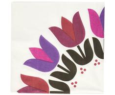 Sagaform SA5016450 Servietten, Tulpenmotiv, Papier, mehrfarbig, 20 Stück