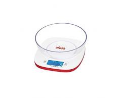 Ufesa BC1450 Küchenwaage, Weiß/Rot