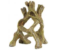 Pet Ting Spirituelle Wurzel Ornament Kletterbaum Dekoration Wurzeln Eidechse Fisch, 24 cm