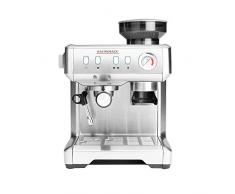 Gastroback 42619 Design Espresso Advanced Barista, programmierbare Siebträger-Espressomaschine mit Kegelmahlwerk und professioneller italenischer ULKA Espressopumpe (15 bar), edelstahl farben