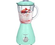 Bastilipo BV-550 Standmixer, 550 W, 1,5 l, Kunststoff, 2 Geschwindigkeitsstufen 18 x 18 x 41 cm Meeresgrün