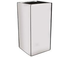 Mica decorations 306974 Vase, Chaz, silber