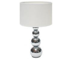 Ranex 6000.074 Tischleuchte mit Touchfunktion, Weiß, 25 x 25 x 43 cm