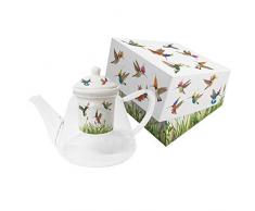 Paperproducts Design 603376 Teekanne aus Glas, mehrfarbig