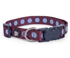 Petface Ox Blood Bold Spot Hund Halsband, XS