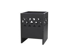Buschbeck Feuerstelle, Feuerschale Ottawa, schwarz, 40 x 40 x 53 cm, 90153.000