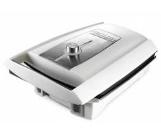 DeLonghi CGH 100 Kontaktgrill mit 1500 Watt antihaftbeschichtete Garplatten mit Fettablauf