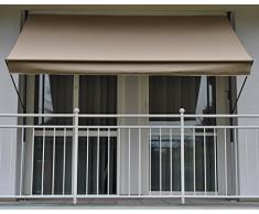 Angerer Klemmmarkise Style 150 x 400 x 225 cm, 2304/009,taupe