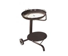 alperk Star Paella-Pfanne Grill, 66 x 68 x 85,5 cm, silber und schwarz
