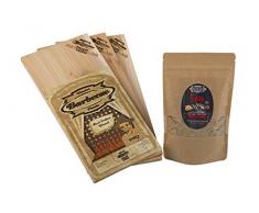 Axtschlag BBQ Geschenk Set, BBQ Lachs Set, 2 teiliges Set für den Grill, das ideale Männer Geschenk